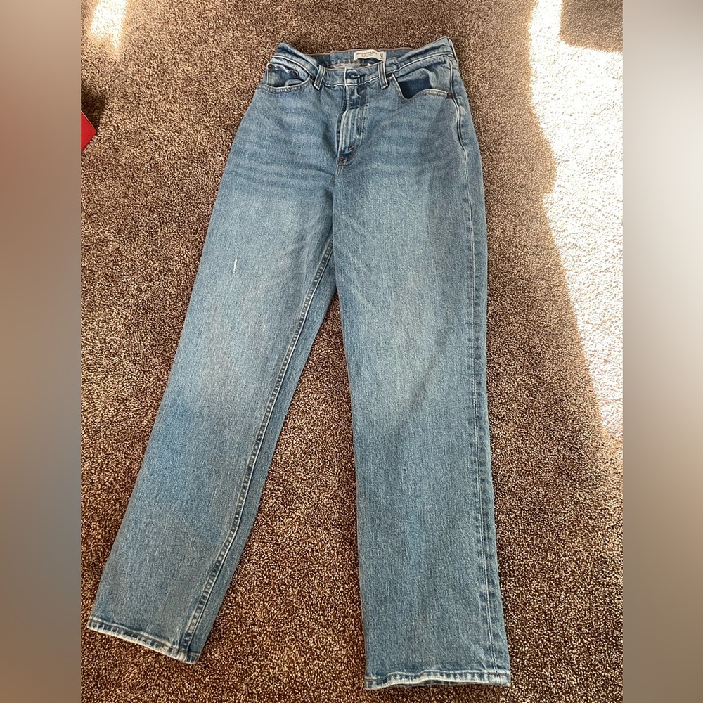 Abercrombie & Fitch curve love 90's straight ultra high rise 28/6 - Picture 2 of 6